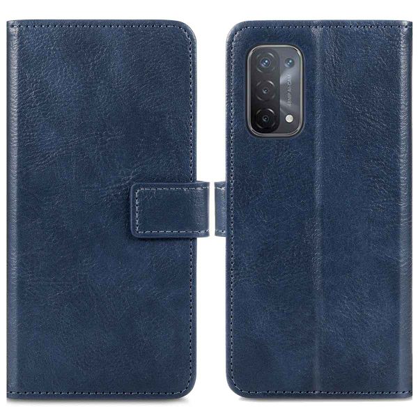 imoshion Luxe Bookcase Oppo A74 (5G) / A54 (5G) - Donkerblauw