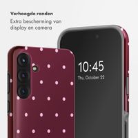 Selencia Vivid Backcover Samsung Galaxy S25 FE - Happy Dots Burgundy