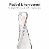 imoshion Design hoesje Apple iPhone 16 - Floral Peach