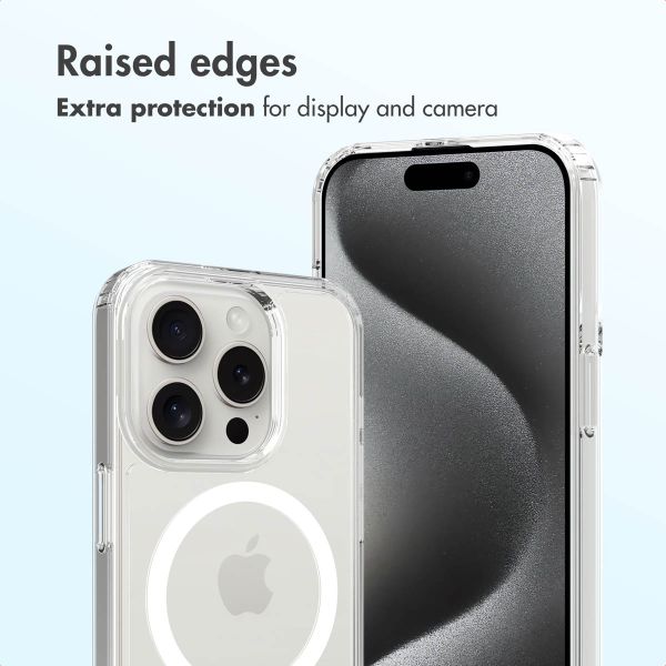 Accezz Xtreme Impact Back Cover with MagSafe Apple iPhone 15 Pro - Transparent
