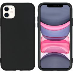 imoshion Color Backcover Apple iPhone 11 - Zwart