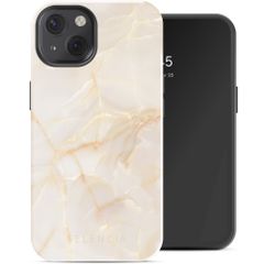 Selencia Vivid Case with MagSafe Apple iPhone 13 - Golden Beige Marble