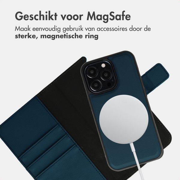 imoshion Uitneembare 2-in-1 Luxe Bookcase Apple iPhone 13 Pro - Blauw