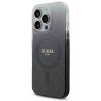 Guess MagSafe IML Glitter Gradient Case iPhone 16 Pro - Black