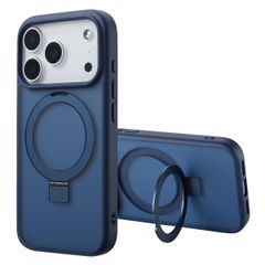Accezz Ring Stand Backcover met MagSafe Apple iPhone 17 Pro - Blauw