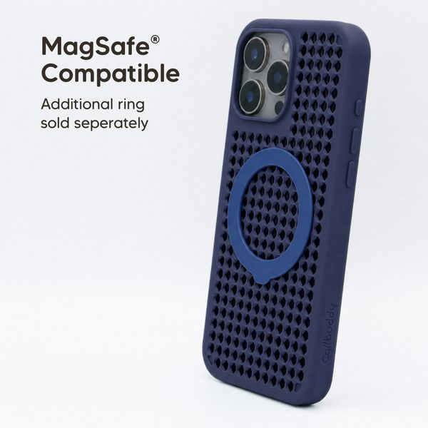 Callbuddy Hoesje met Strap Apple iPhone 16 Pro Max - Deep Marine