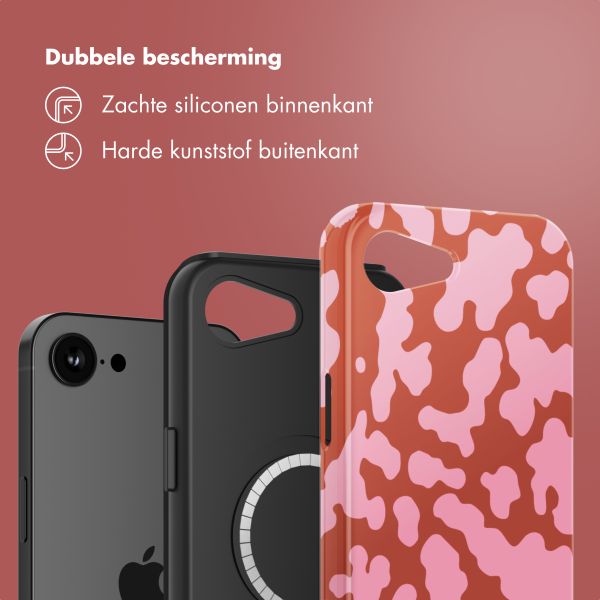 Selencia Vivid Backcover met MagSafe Apple iPhone 16e - Moo’d Blush Pink