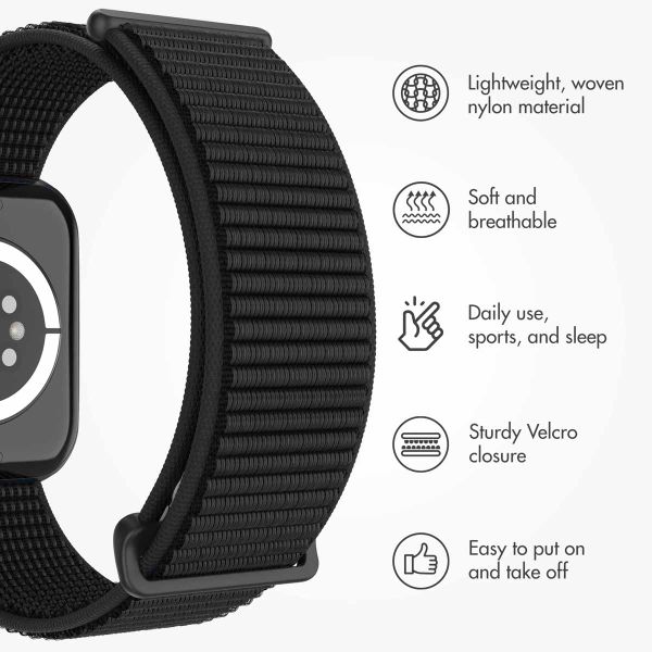 imoshion Nylon Strap Apple Watch | 38/40/41/42 mm - Black