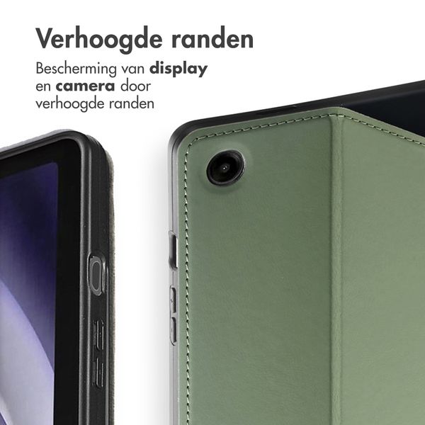 Accezz Classic Tablet Case Samsung Galaxy Tab A9 8.7 inch - Groen