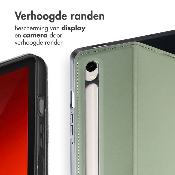 Accezz Classic Tablet Case Samsung Galaxy Tab S10 Lite / S9 11.0 inch / Tab S10 FE / S9 FE 10.9 inch - Groen