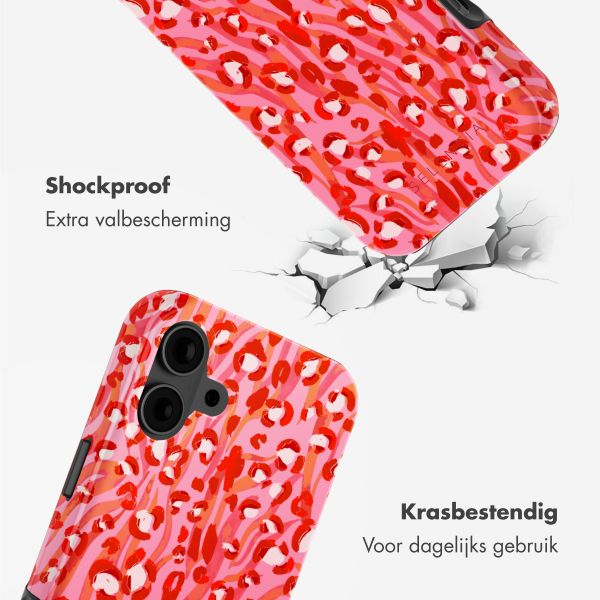 Selencia Vivid Tough Backcover met MagSafe Apple iPhone 16 - Wild Spots Lipstick