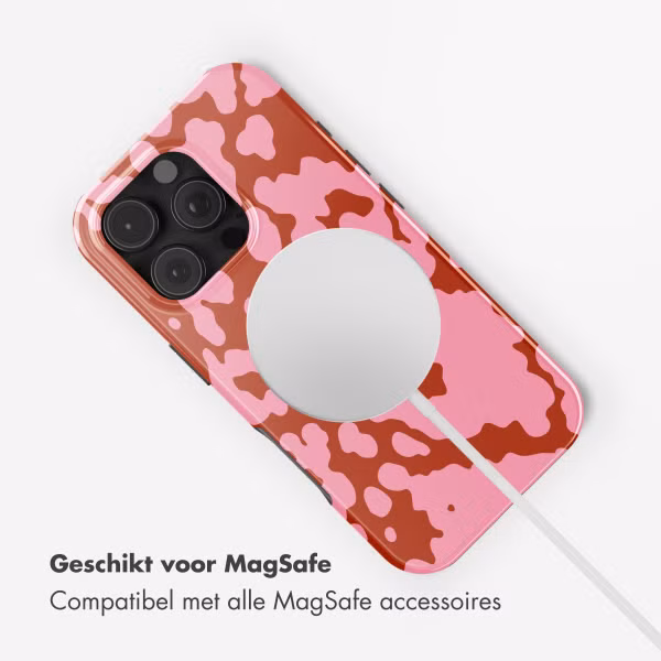 Selencia Vivid Backcover met MagSafe Apple iPhone 16 Pro - Moo’d Blush Pink