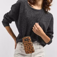 Wouf Crossbody Phone Bag - Telefoontasje - Agar