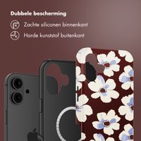 Selencia Vivid Backcover met MagSafe Apple iPhone 16 - Choco Flower Pop