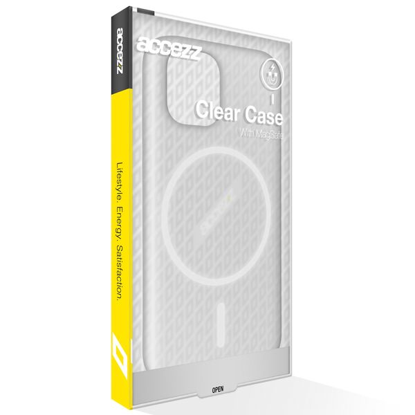 Accezz Clear Backcover met MagSafe Apple iPhone 14 Pro Max - Transparant