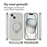 Accezz Ring Stand Backcover met MagSafe Apple iPhone 15 - Transparant