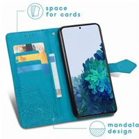 imoshion Mandala Bookcase Samsung Galaxy S22 - Turquoise
