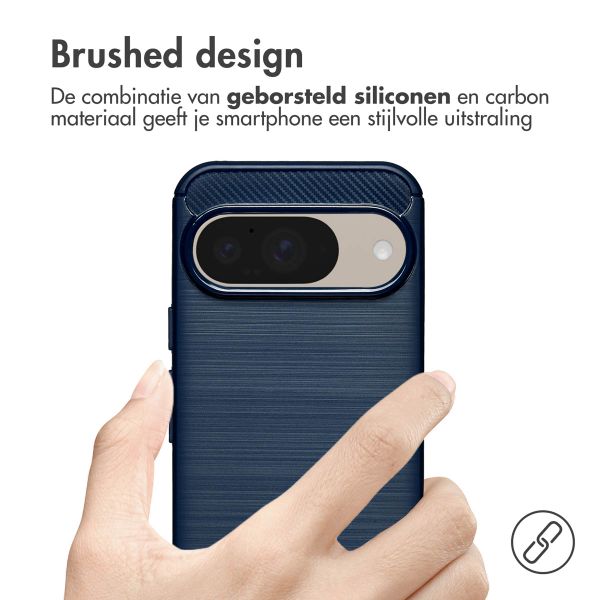 imoshion Brushed Backcover Google Pixel 10 - Donkerblauw