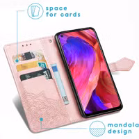 imoshion Mandala Bookcase Oppo A74 (5G) / A54 (5G) - Rosé Goud