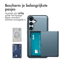 imoshion Backcover met pasjeshouder Samsung Galaxy S25 Plus - Donkerblauw