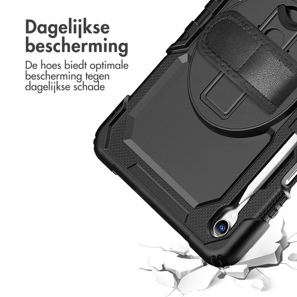 Accezz Rugged Backcover met schouderstrap Samsung Galaxy Tab S11 Ultra - Zwart