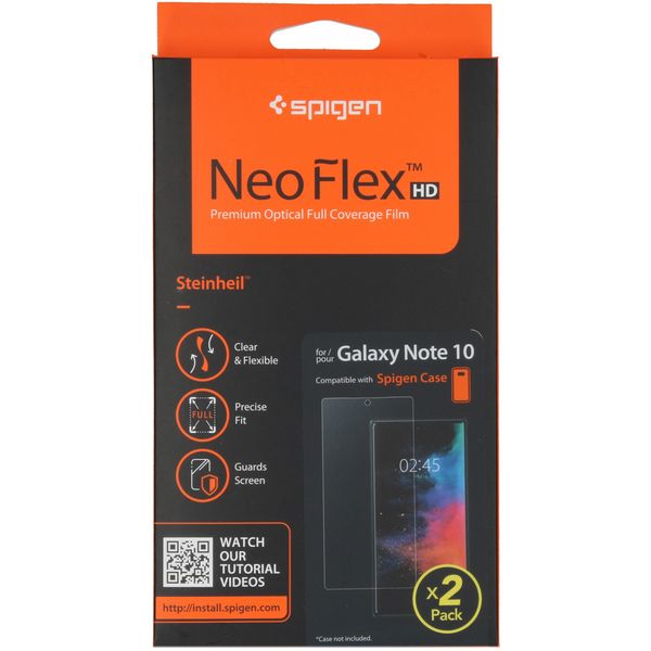 Spigen Neo Flex Screenprotector Duo Pack Samsung Galaxy Note 10