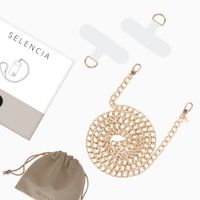 Selencia Bold Chain (lang koord 130 cm) - Gold