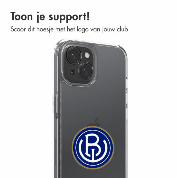 Clear Backcover Apple iPhone 15 - ASV Blauw-Wit
