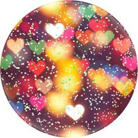 PopSockets PopGrip - Afneembaar - Glitter Bokeh Hearts