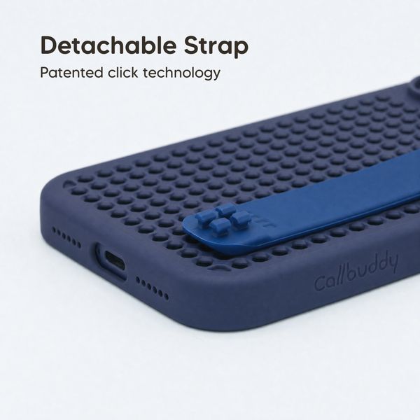 Callbuddy Hoesje met Strap Apple iPhone 17 Pro Max - Deep Marine
