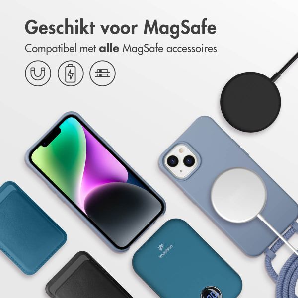 imoshion Color Backcover met afneembaar koord MagSafe Apple iPhone 14 - Ash Blue