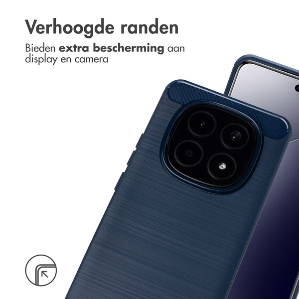 imoshion Brushed Backcover Xiaomi Redmi Note 15 Pro (5G) - Donkerblauw