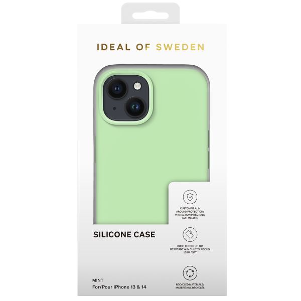 iDeal of Sweden Silicone Case Apple iPhone 14 / 13 - Mint