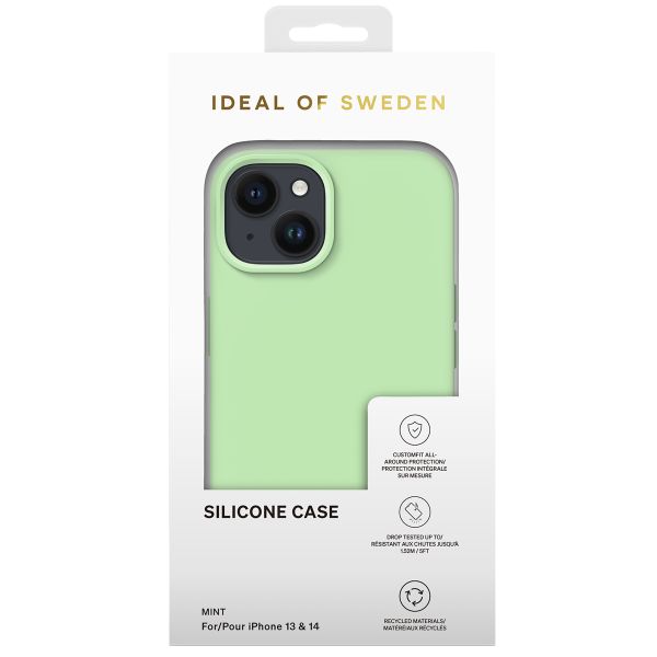 iDeal of Sweden Silicone Case iPhone 14 / 13 - Mint