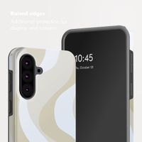 Selencia Vivid Back Cover Samsung Galaxy A37 (5G) - Desert Waves Beige