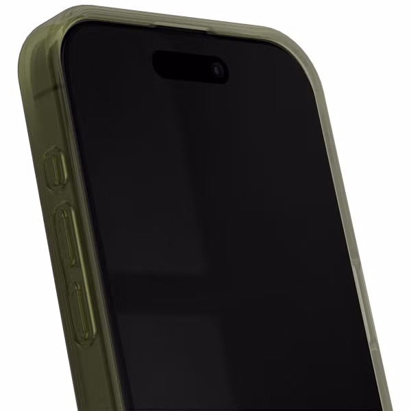 iDeal of Sweden Clear Case Apple iPhone 15 Pro - Khaki