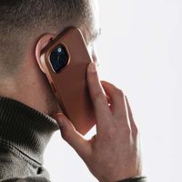 Accezz Leather Back Cover with MagSafe Apple iPhone 16 Pro - Sienna Brown