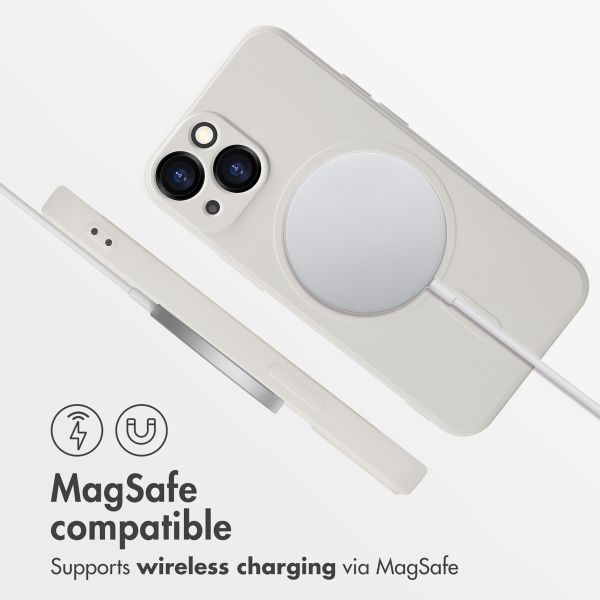 imoshion Colour Back Cover with MagSafe Apple iPhone 13 Mini - Beige