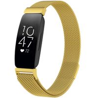 imoshion Milanees magnetisch bandje Fitbit Inspire - Maat S - Goud