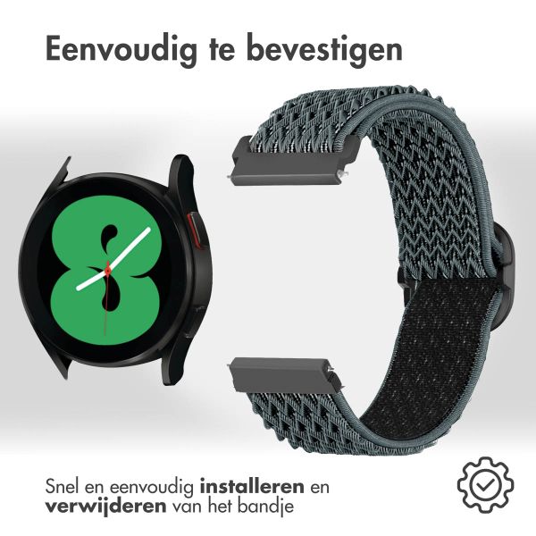 imoshion Elastisch nylon bandje - Universeel 20 mm aansluiting - Donkergrijs