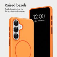 imoshion Colour Back Cover with Thin MagSafe Ring Samsung Galaxy S26 - Orange