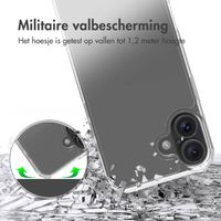 Accezz Xtreme Impact Backcover Apple iPhone 16 Plus - Transparant