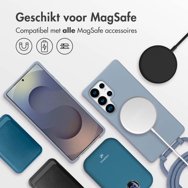 imoshion Color Backcover met afneembaar koord MagSafe Samsung Galaxy S25 Ultra - Ash Blue
