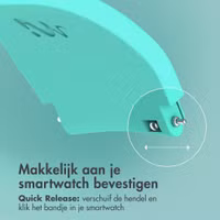 imoshion Flexibel Siliconen bandje - Universeel 22 mm aansluiting - Mintgroen