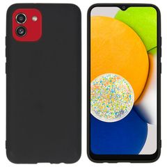 imoshion Color Backcover Samsung Galaxy A03 - Zwart