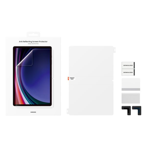 Samsung Originele Anti-Reflecting Screenprotector voor de Galaxy Tab S10 Plus / Tab S9 FE Plus / Tab S9 Plus - Transparant