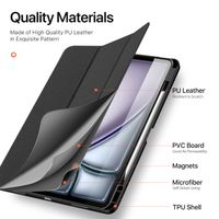 Dux Ducis Domo Bookcase Apple iPad Air 13 inch (2025) M3 / (2024) M2 - Zwart