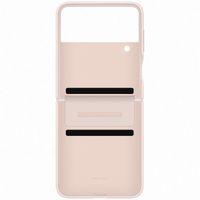 Samsung Originele Leather Backcover Galaxy Z Flip 4 - Peach