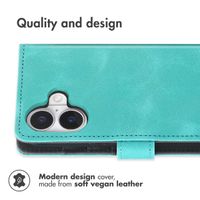imoshion Bookcase with Strap Apple iPhone 17 - Turquoise