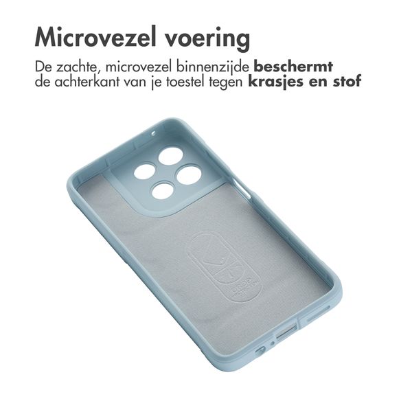 imoshion EasyGrip Backcover Motorola Moto G57 Power - Lichtblauw